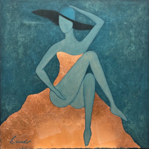 Lady in a hat, Adam Barnel