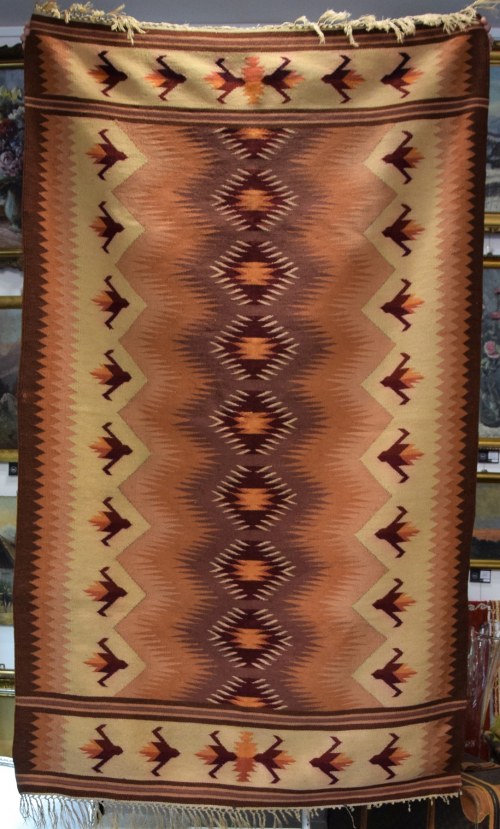 Gliniany k. Lwowa, lata 30-te., Kilim Art Deco