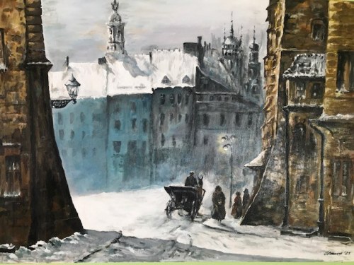 Warszawska starówka, 2021, Wiesław Chmura