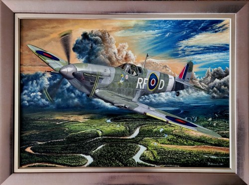 Spitfire Jana Zumbacha, 2017r., Janusz Kulikowski