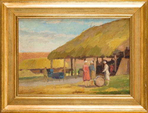 Motyw wiejski, 1950, Siergiej Nikiforow