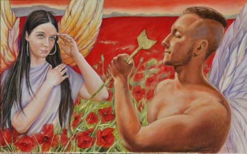 "Iris i Morfeusz", 2021, Małgorzata Korenkiewicz