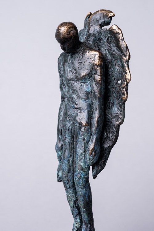 Anioł (Brąz, wys. 20 cm, edycja IV/VIII), Jacek Cholewa