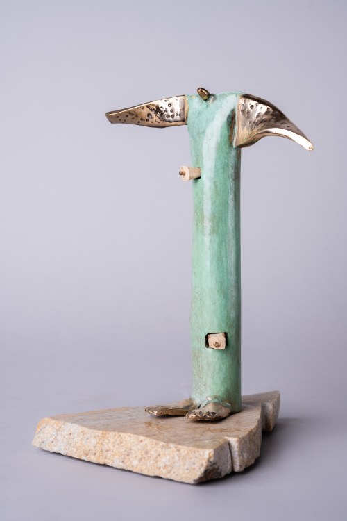 Szufladowy (Brąz, wys. 23 cm - Unikat), Leszek Michalski