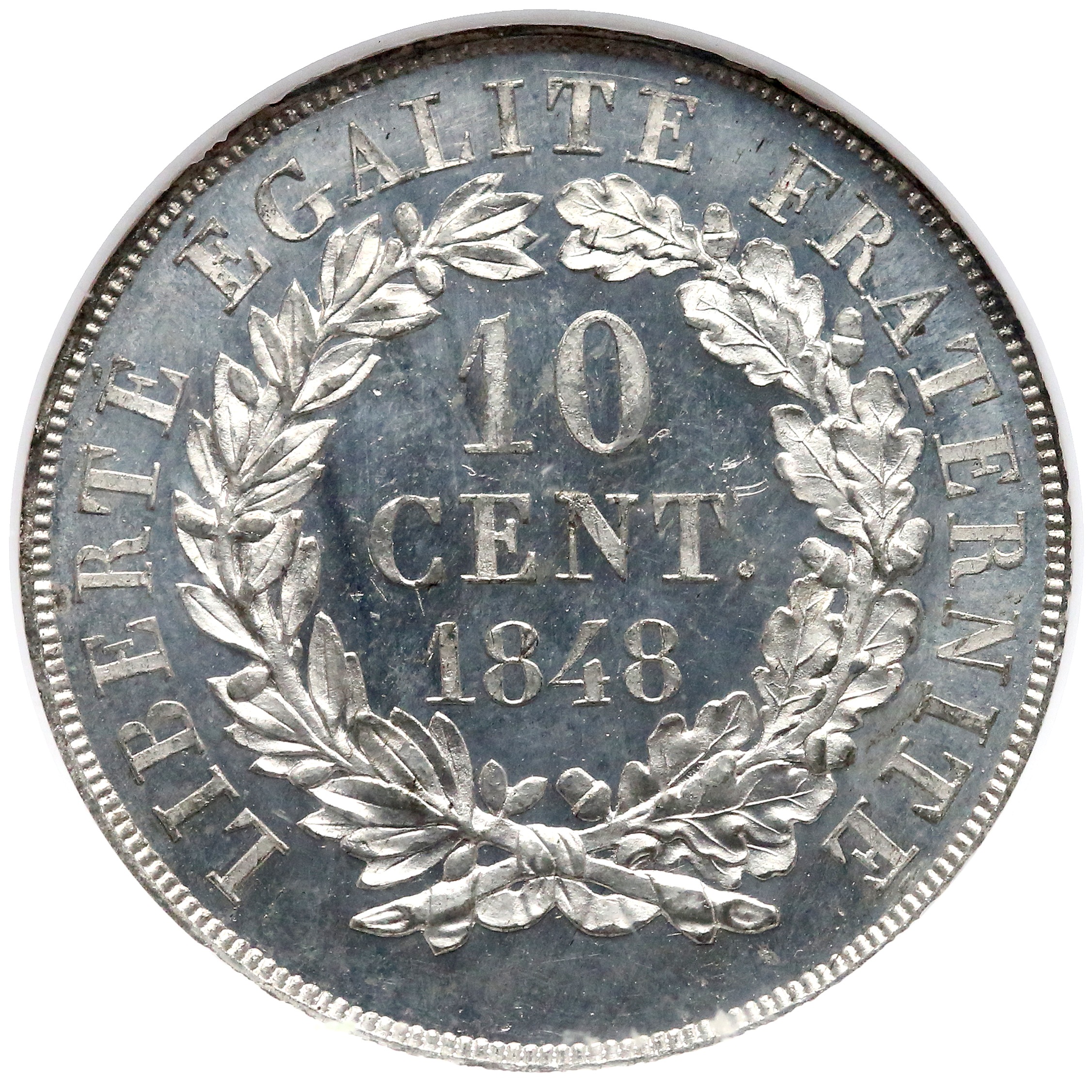 France, ESSAI 10 centimes 1848 - NGC MS64 - Online auction