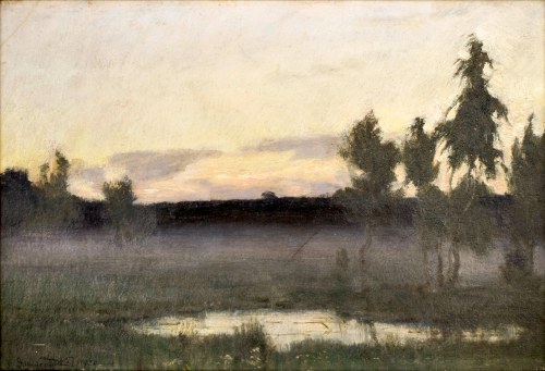 Pejzaż przedwieczorny, 1929, Stefan Domaradzki