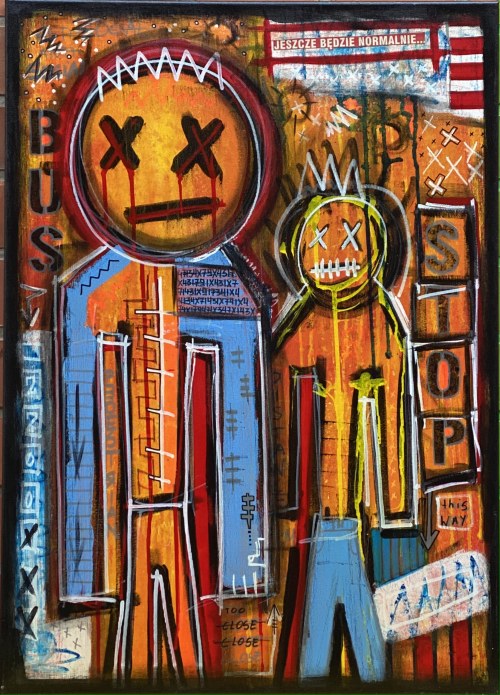 Quarrel at the bus stop, Kamil Jaczyński