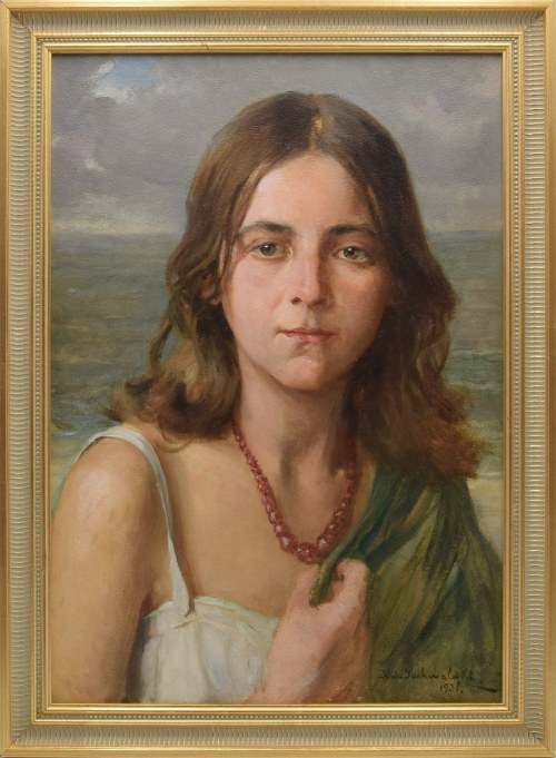 Dziewczyna i morze, 1931, Kazimierz Pochwalski