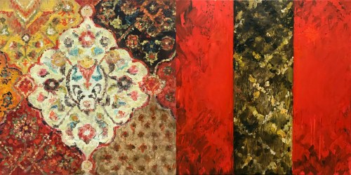 Wschodni motyw (dyptyk), 2015-2021, Olga Wolniak