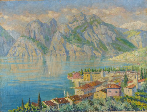 Isola Pescatori, lata 30. XX w., Rudolf Andrée