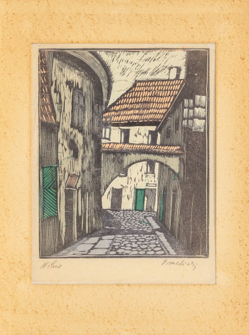 Zaułek wileński, 1942, Stanisław Malicki