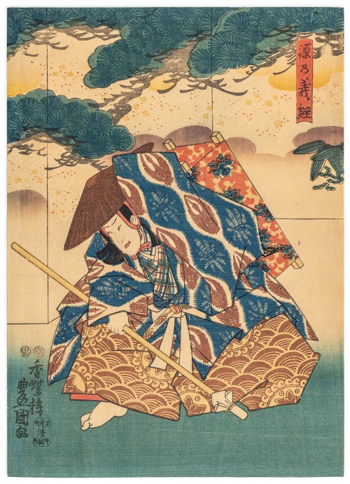 Wędrowny ronin, 1847-1853, Utagawa Kunisada