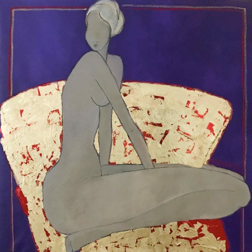 Ecole de Paris na fotelu, 2021, Joanna Sarapata