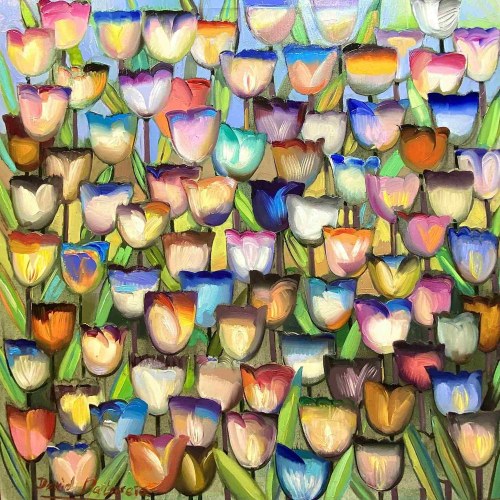 Tulipany z Holandii, 2021, David Pataraia