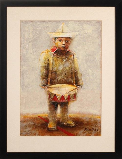 Chłopiec z bębenkiem, 2013, Mirosław Antoniewicz