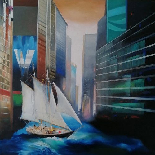 The big wave (such a climate), 2021, Monika Łakomska