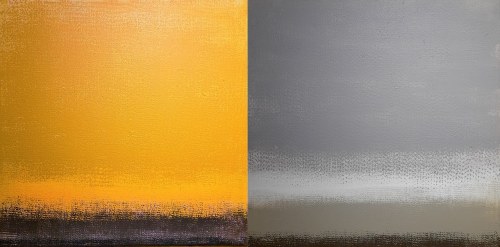 12.52 - 5.10 (Dyptyk), 2015, Katarzyna Gołębiowska