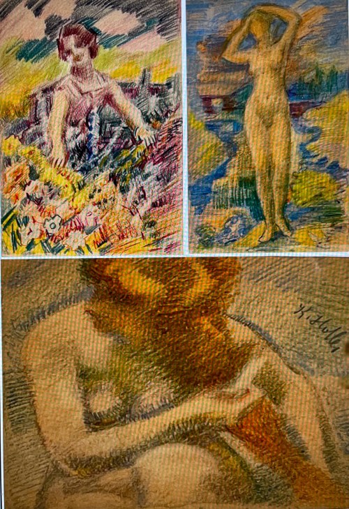 3 obrazy, Wiktor Kazimierz Holler