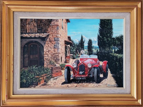Alfa Romeo w Toskanii, 2016r., Janusz Kulikowski