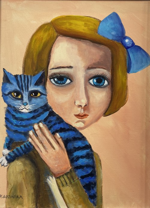 Dziewczyna z kotkiem, Marlena Łozińska