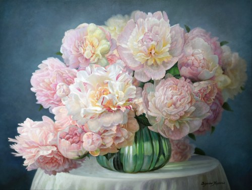 "Peonie różowo-żółte", Zbigniew Kopania