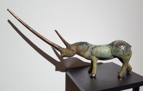 Nosorożec z długim rogiem, 2018, Dariusz Zieliński