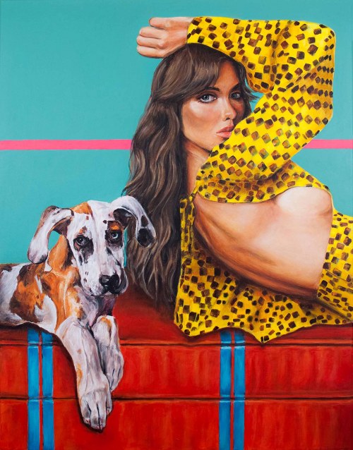 Barwny portret, 2022, Sławomir Setlak