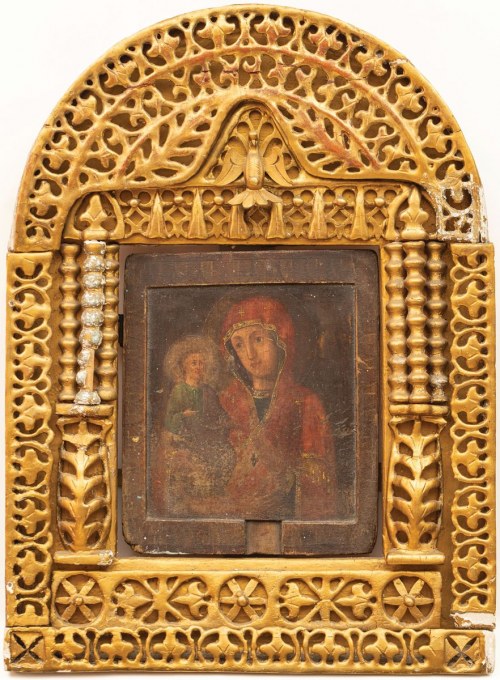 MATKA BOŻA TRÓJRĘKA, Rosja, XIX w., Ikona
