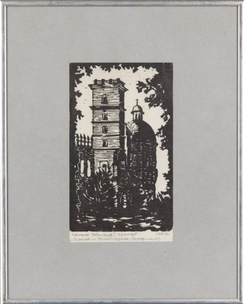 Zamek w Krasiczynie - fragment, 1967, Edward Kmiecik
