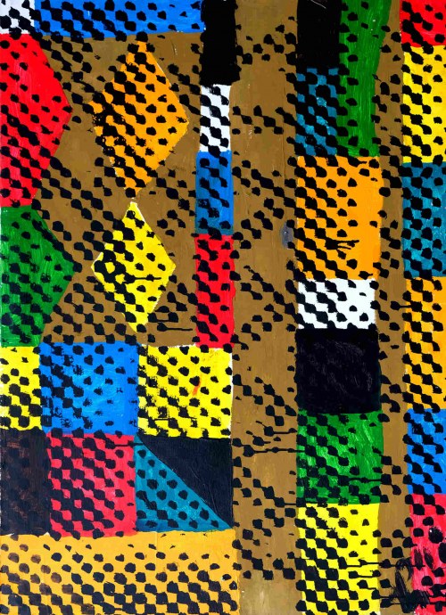 Kompozycja geometryczna 2, 2021, Piotr Młodożeniec