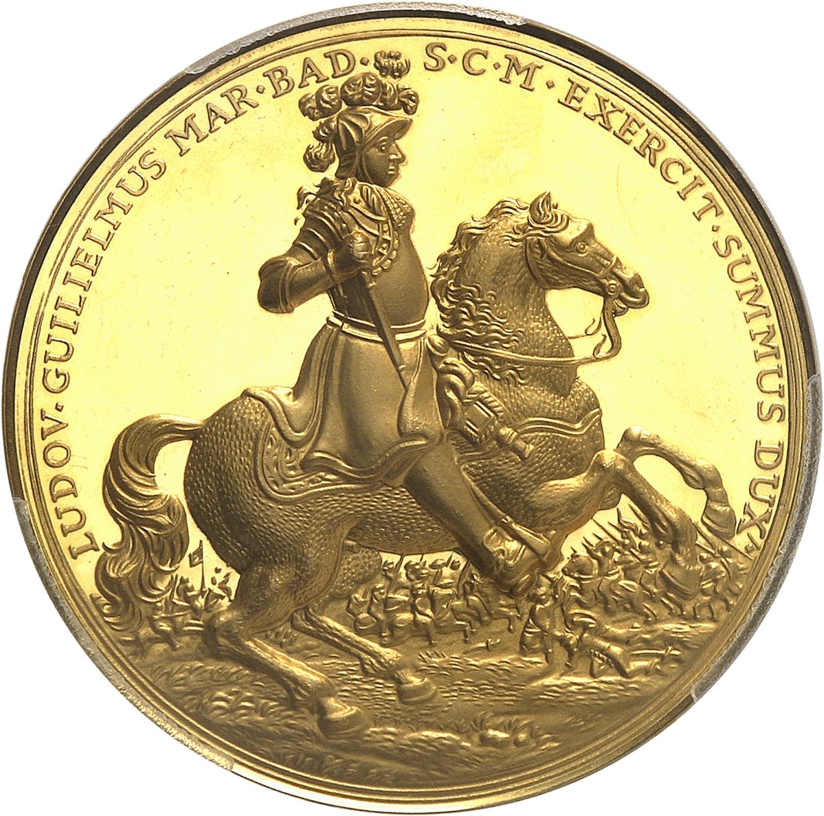 Bade, Louis Guillaume (16771707). Médaille, 300e anniversaire du