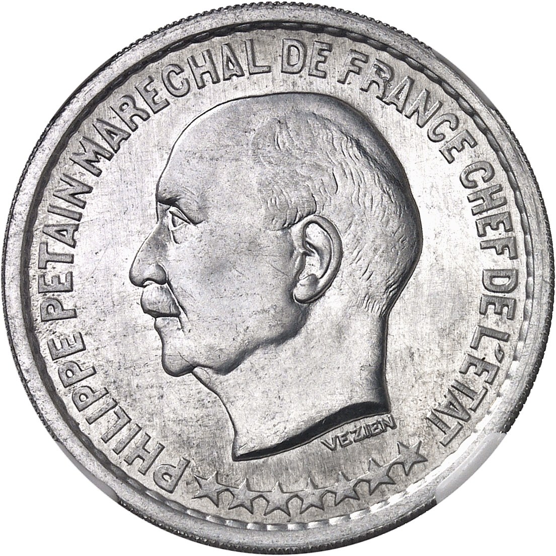 Pièce De Monnaie 10 Francs Pétain 1941 Bronze-nickel SUP - Essai, Rare (inf. à 20 Ex.)