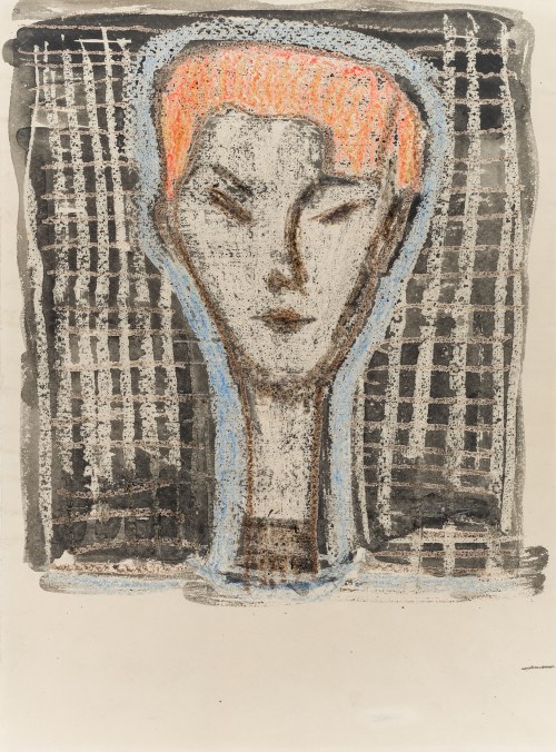 Kobieca głowa, lata 50. XX w., Maria Ritter
