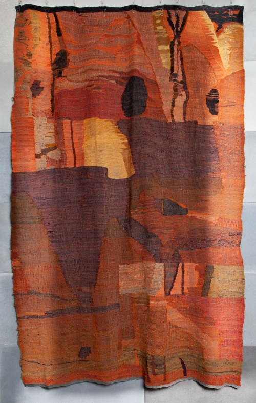 "Kompozycja II", 1967 r. - gobelin, Andrzej Wadas