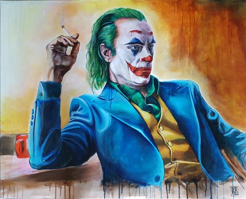 Joker w niebieskiej marynarce, 2022, Krzysztof Batogowski