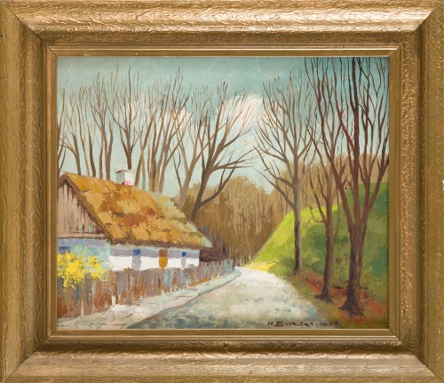 Kazimierz Dolny nad Wisłą - Wąwóz Małachowskiego od strony miasta, 1983, Maria Bilińska-Kalicka