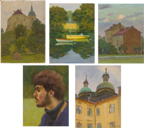 Zestaw pięciu prac, 1980 - 1985, Siergiej Nikiforow