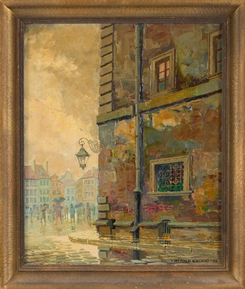 Narożnik ul. Krzywe Koło i Rynku, 1978, Witold Kalicki