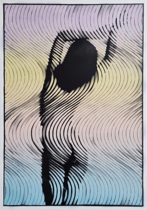 ur. 1996), Wavy 1 color, 2021, Błażej Woźniak