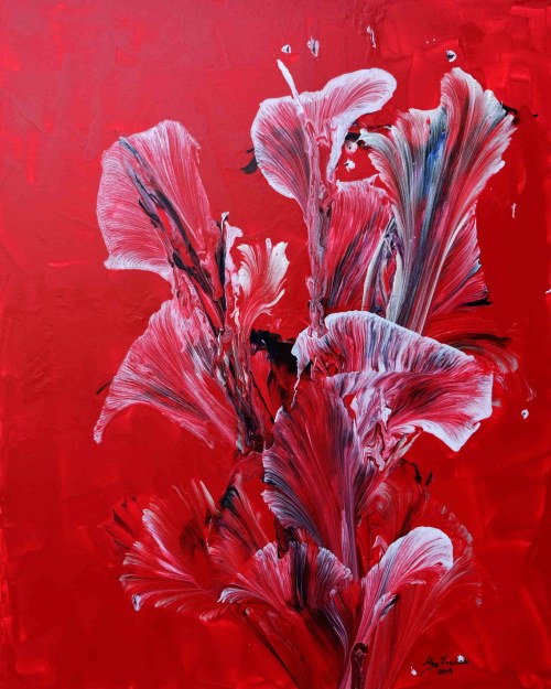 W czerwieni, 2019, Magdalena Woźniak
