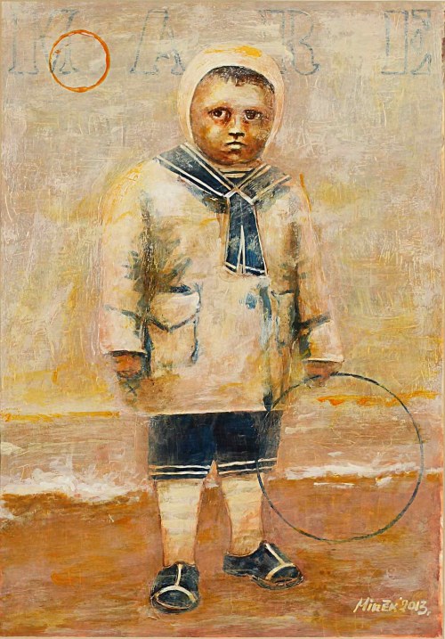 Chłopiec z kółkiem, 2013, Mirosław Antoniewicz