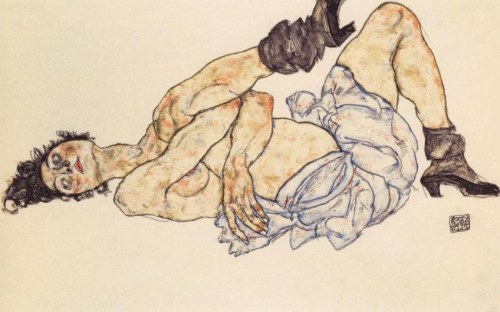 Reclining Woman, 1993, Egon Schiele
