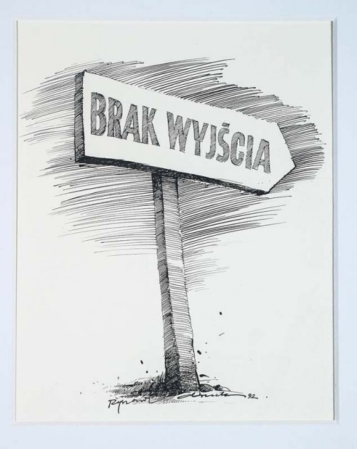 Brak wyjścia, 1992 r., Ryszard Druch