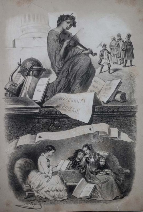 Wizerunki polskie (Wincenty Pol i Karol Lipiński), 1851 - 1863, Maksymilian Fajans