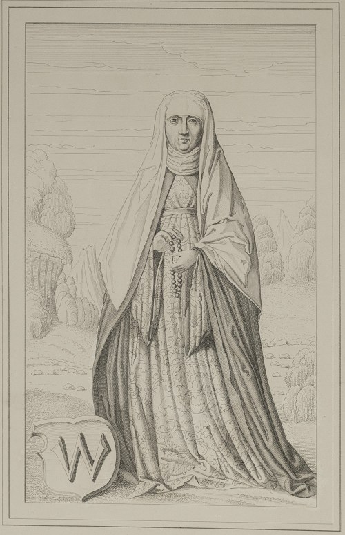 portret Szydłowieckiej ze Starosiedlic i Prońska, Joseph Caspar