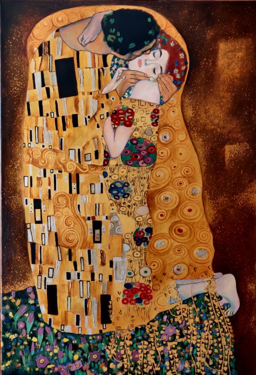 Pocałunek wg. Gustav Klimt, Tadeusz Rogowski