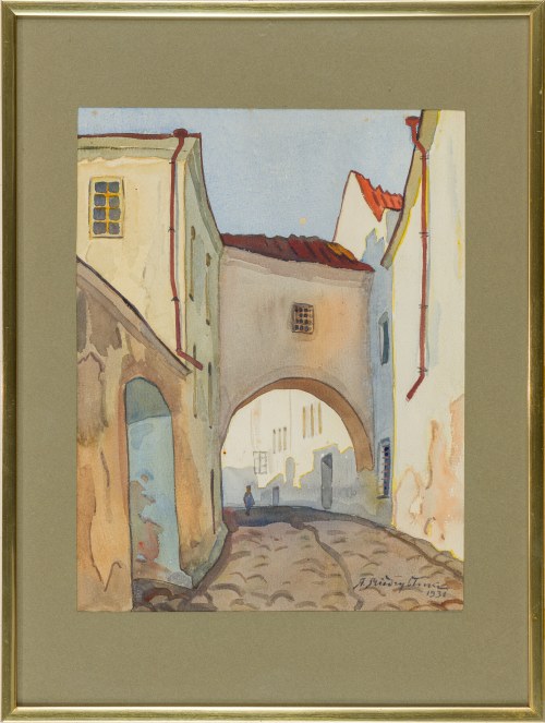 Wilno. Zaułek kazimierzowski, 1931, Adam Międzybłocki