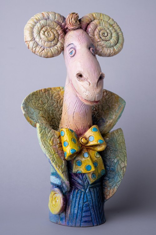 Baran (wys. 39 cm, unikat), Anna Płonka