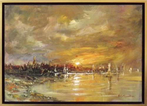 Oddech słońca nad zatoką, 2019, Stanisław Przewłocki
