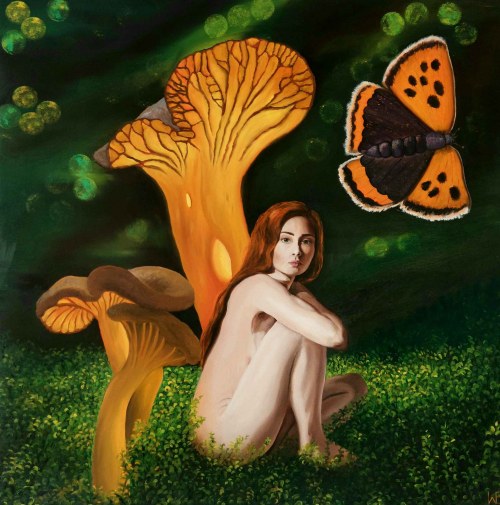 Złote runo i motyl, 2021, Ewelina Wasilewska